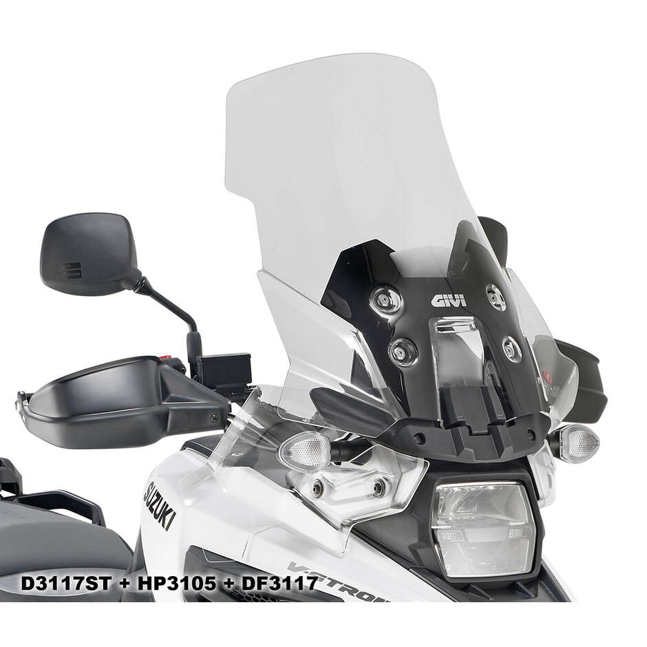 Givi D3117ST transparent screen For SUZUKI V-Strom 1050 / V-Strom 1050 XT / V-Strom 1050 SE (20 > 24) / V-Storm 1050 DE (23)