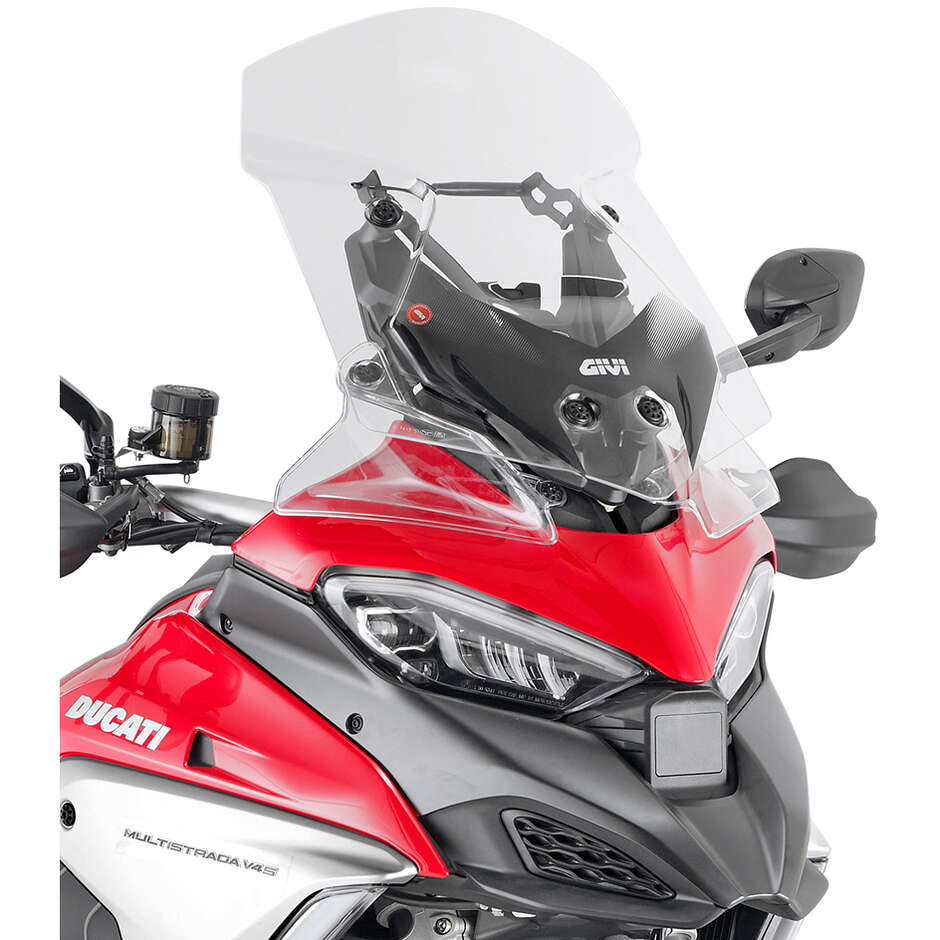 Givi D7413ST transparent windshield for DUCATI Multistrada V4 - V4 S (21 > 24)