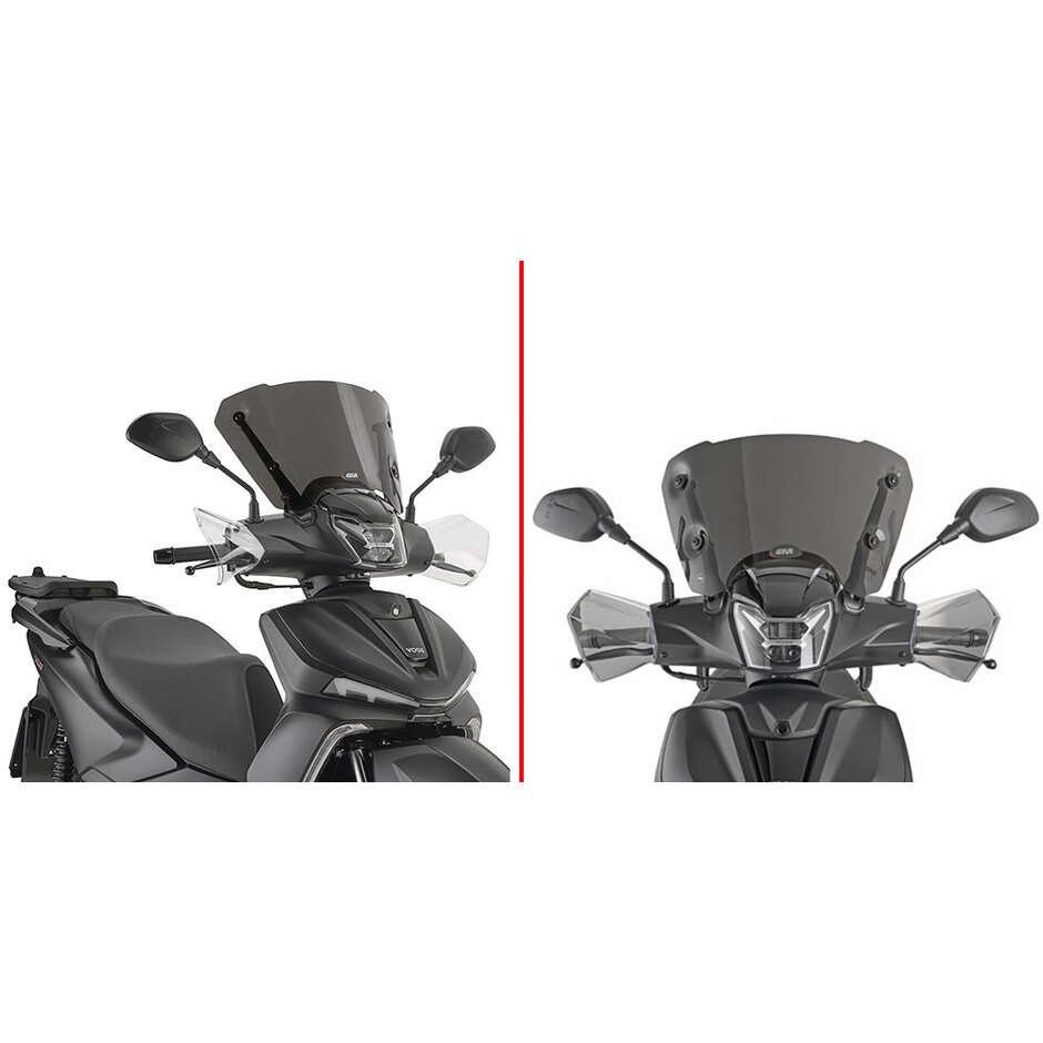 Givi D9265S Smoked Specific Windshield for VOGE SR16 125 (25 > 26) / SR16 200 (25 > 26)