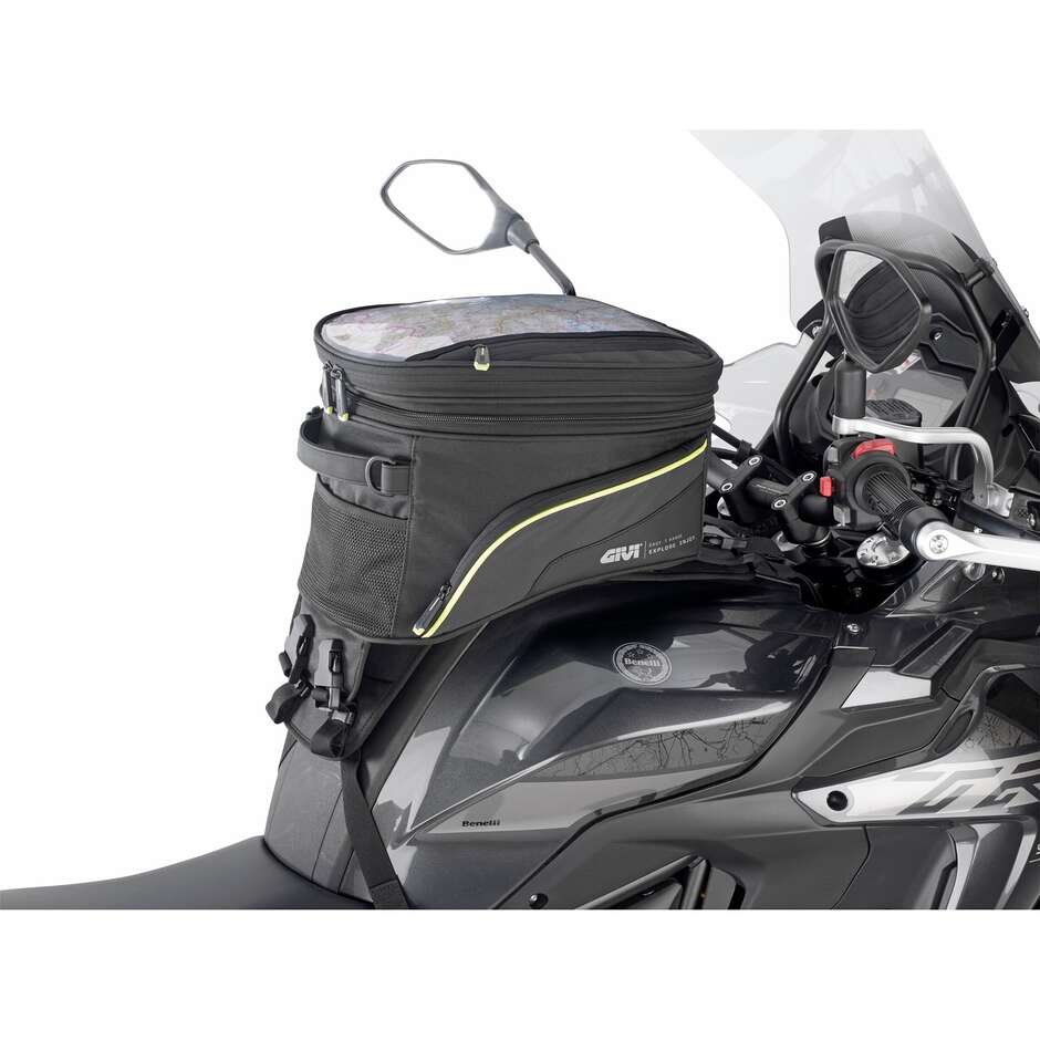 Givi EASY-T EA142 Motorcycle Tank Bag Black 25 Liters Expandable