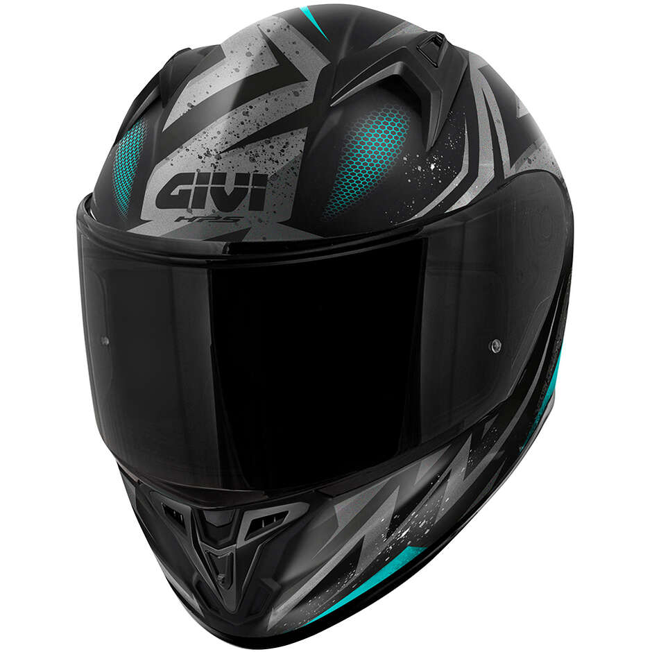 Givi Integral Motorcycle Helmet 50.7F REBEL Black Titanium