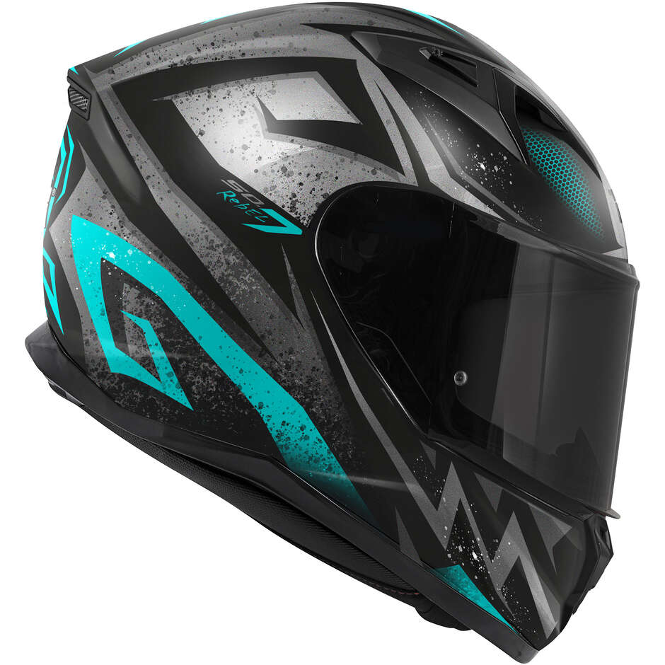 Givi Integral Motorcycle Helmet 50.7F REBEL Black Titanium