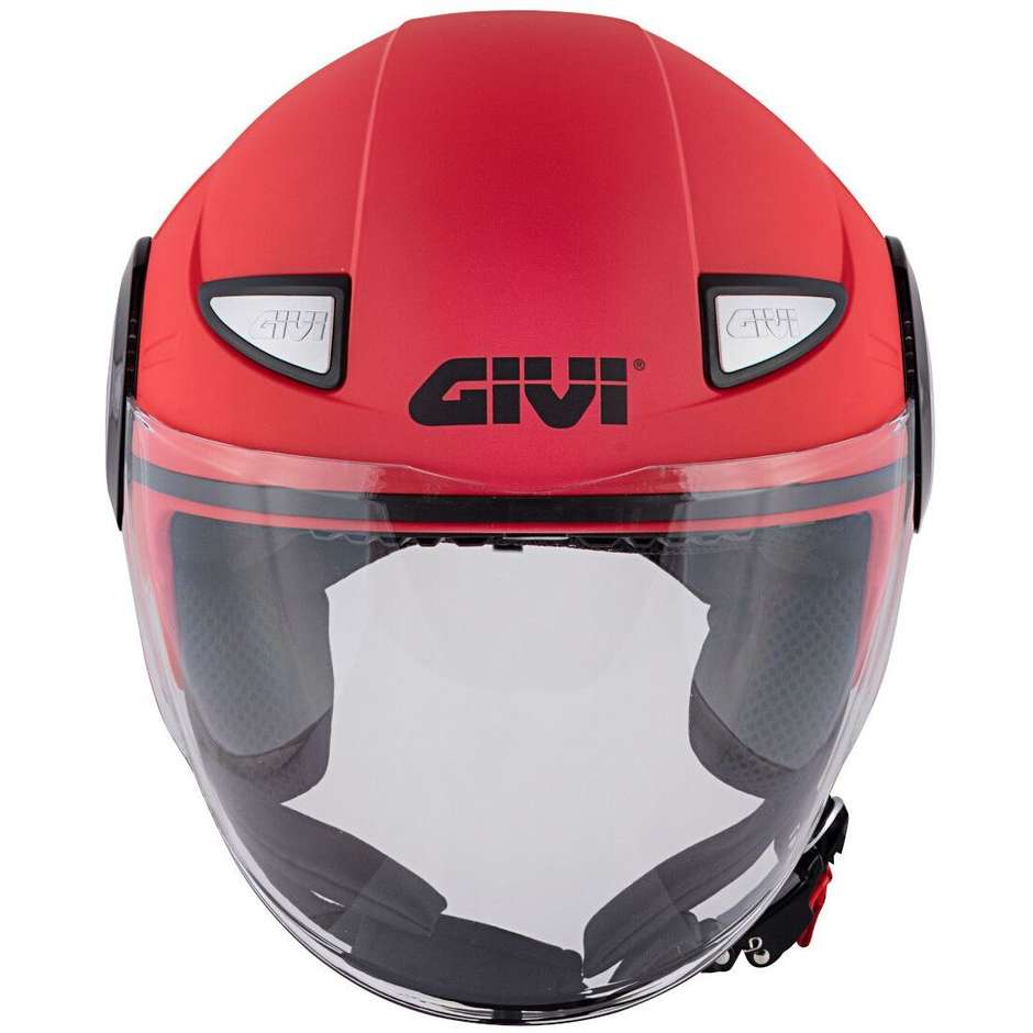 Givi J05 Red Child Jet Motorcycle Helmet