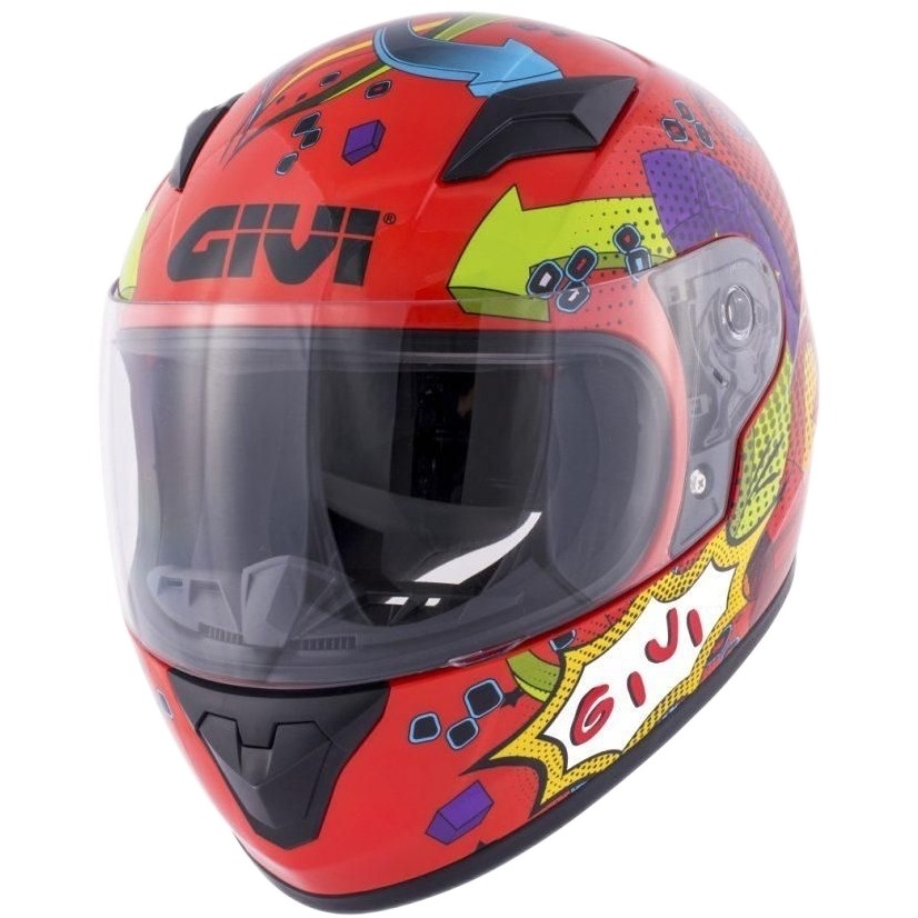 Givi Junior Junior 4 Red Motorcycle Helmet