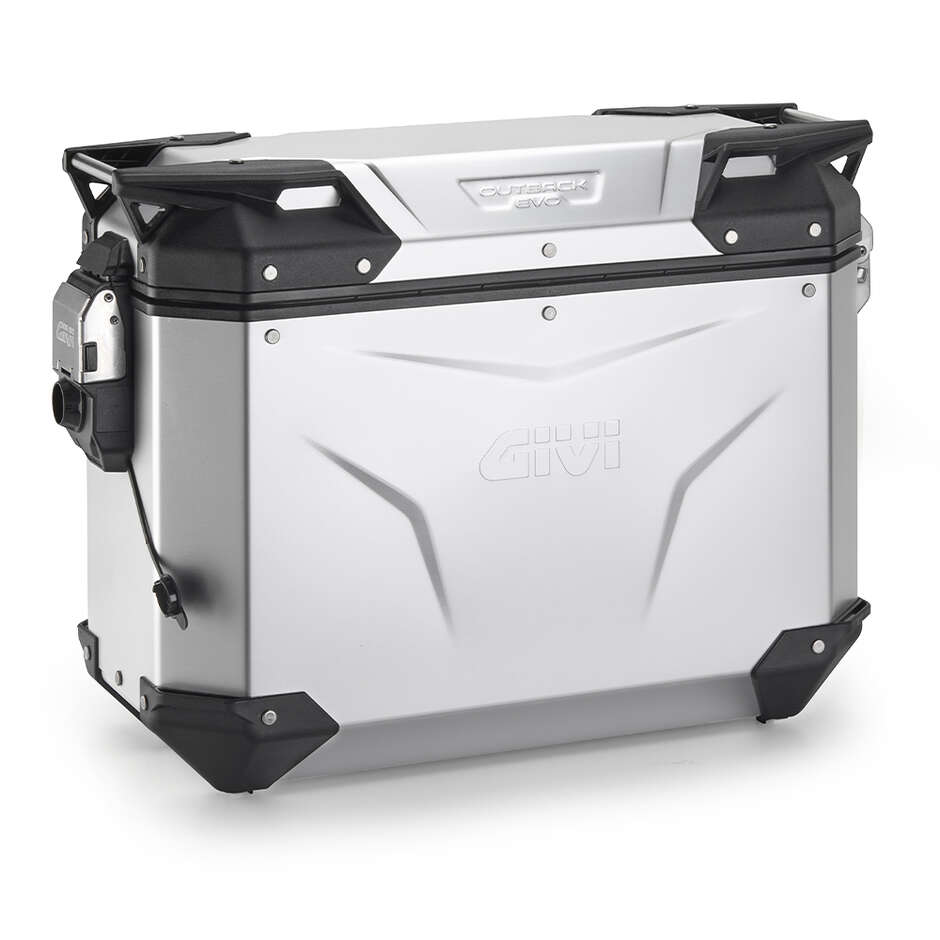 Givi OBKEV37 TREKKER OUTBACK EVO SMART Security Lock Right Side Case Anodized Aluminum - Monokey Cam-Side