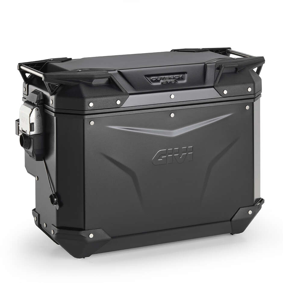 Givi OBKEVS40 TREKKER OUTBACK EVO SMART SCANTONATA Black Line Right Side Case - Monokey Cam-Side