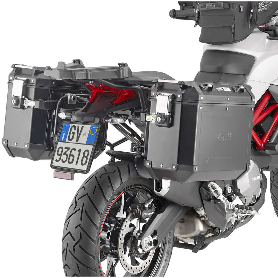 Givi PLOR7412CAM Side Frames For Monokey Cam-Side Side Cases Specific for Ducati Multistrada 950s (2019-21); Multistrada Enduro 1260 (2019-21)