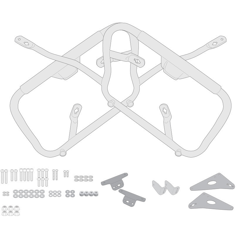 Givi PLX3125 Side Frames For Suzuki V-STROM 800 SE (23-24) - MONOKEY SIDE