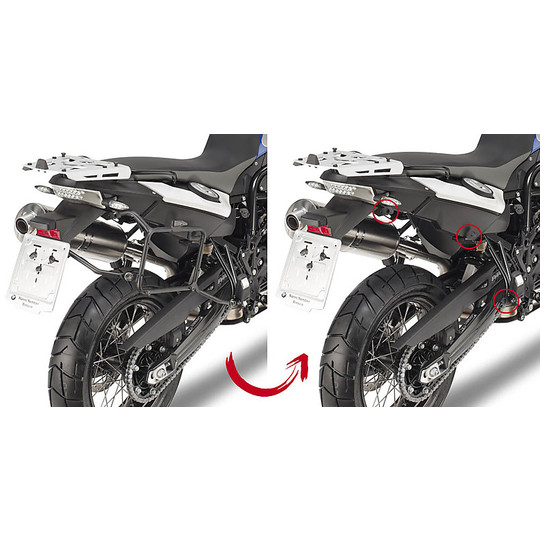 Givi Quick Release Side Frames Specific for Side Luggage MONOKEY for BMW F 650 GS / F 800 GS (08-17)