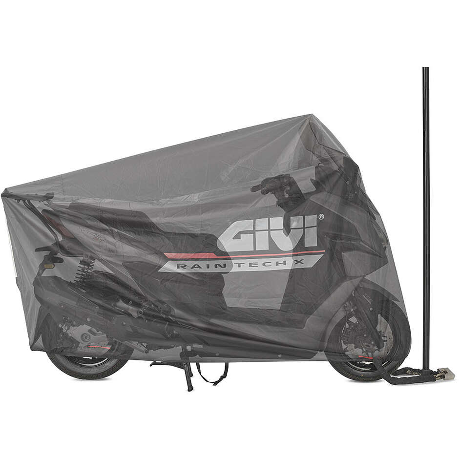 Givi S205AL Rain Tech-X Waterproof Motorcycle Cover in Technical Fabric Size L