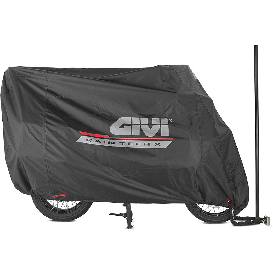 Givi S205AXL Rain Tech-X Waterproof Motorcycle Cover in Technical Fabric, Size XL