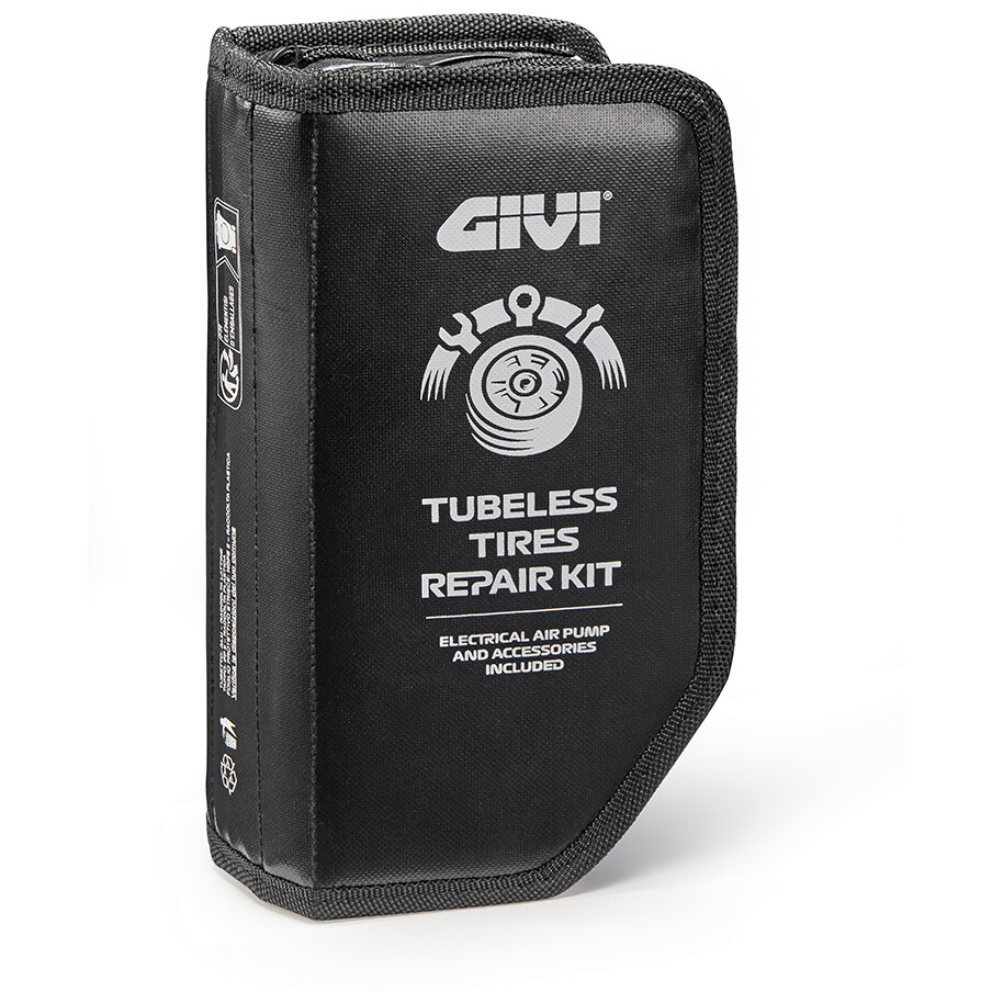 Givi S451 Motorcycle Tire Repair Kit with Rechargeable Battery Compression