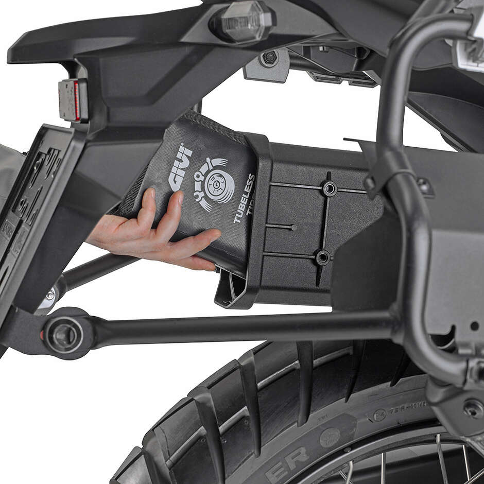 Givi S451 Motorcycle Tire Repair Kit with Rechargeable Battery Compression