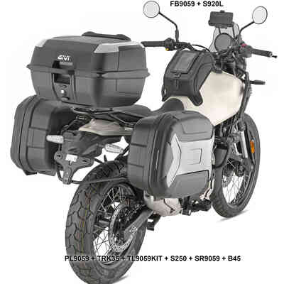 BMW R1300GS Telelever Schutz - CNC Aluminium Gelenkschutz Schwarz