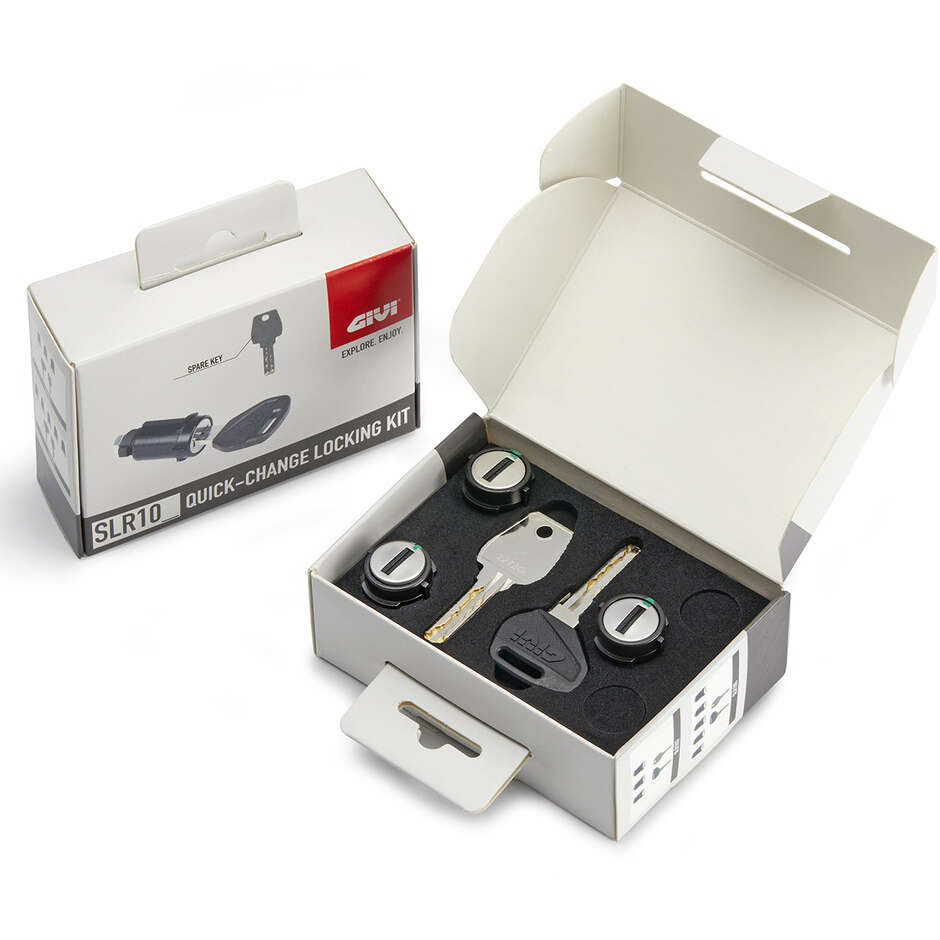 Givi SLR103 SMART SECURITY LOCK Lock Unification Kit For 2 Suitcases and 1 Top Box