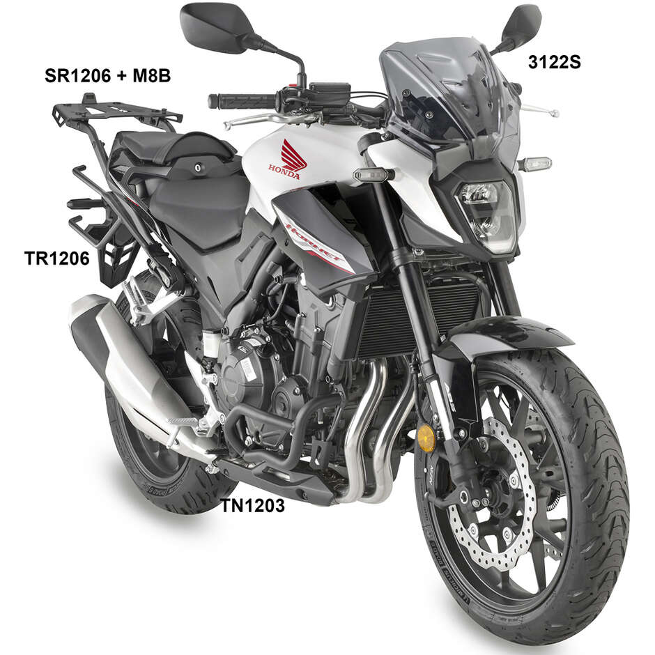 Givi SR1206 Monokey oder Monolock Topcase Gepäckträger für Honda CB 500 Hornet (24)
