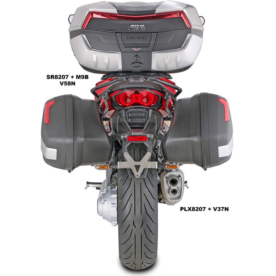 Givi SR8207 Support Arrière Monokey ou Monolock Top Case Pour MOTO GUZZI V100 Mandello 1000 (22 > 24)