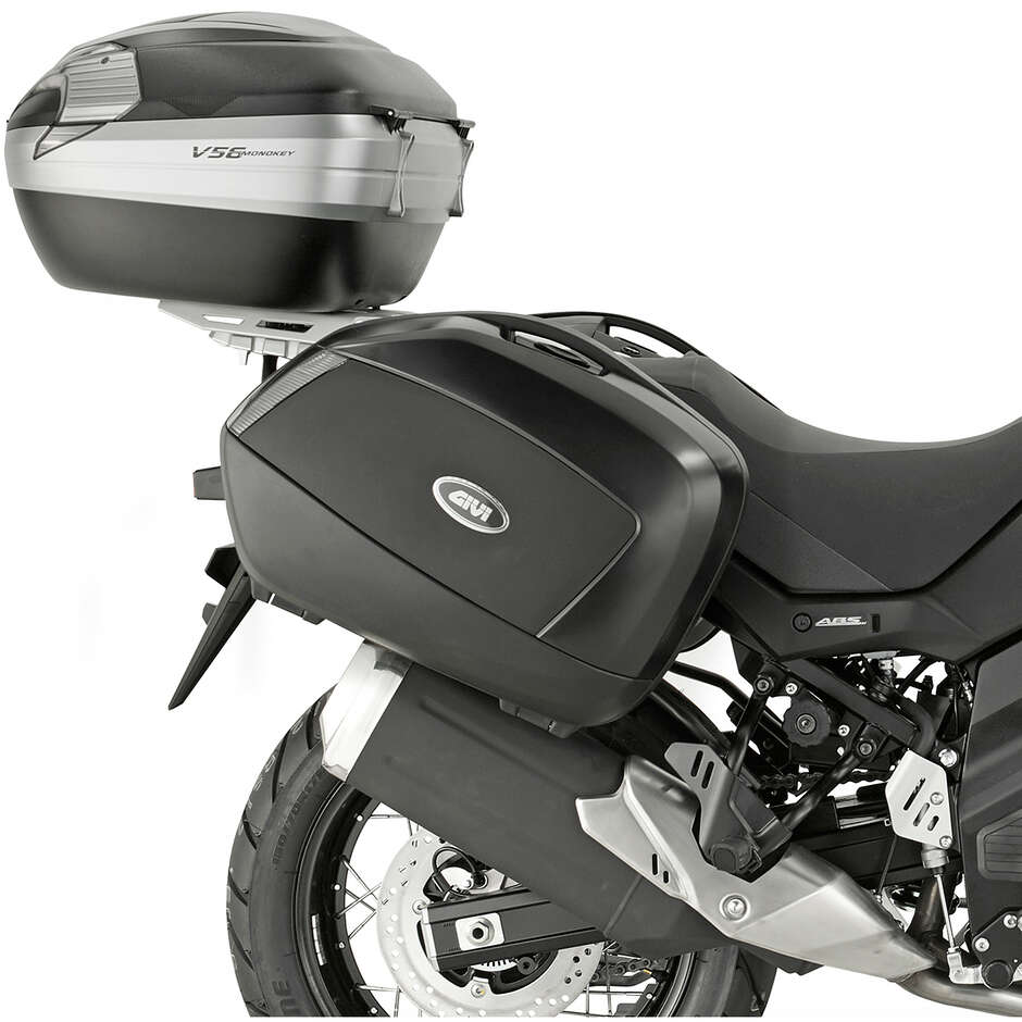 Givi Top-Box Moto V56NNT MAXIA 4 Monokey-System 56 Liter Reflektoren Fumè