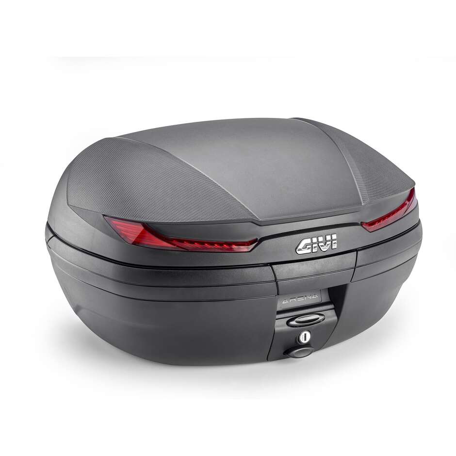 Givi V45 ARENA Monokey Motorcycle Top Case with Red Reflectors