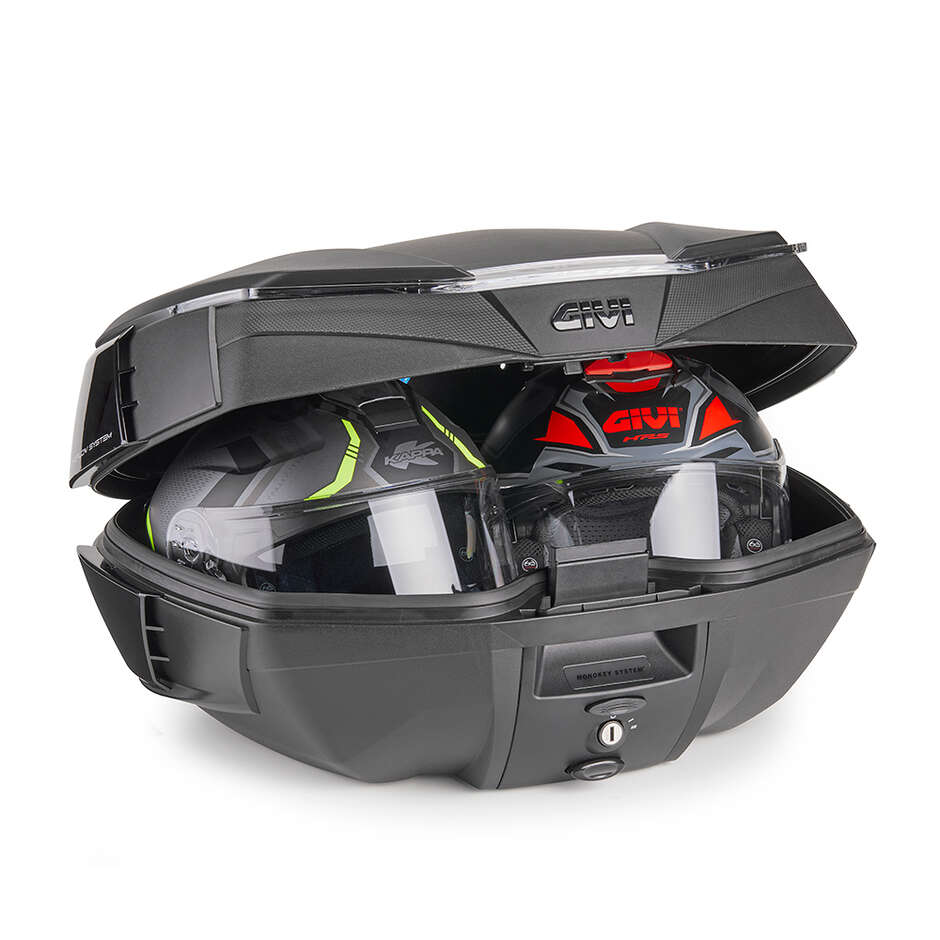 Givi V49 AIR Monokey Motorrad-Topcase, schwarzer Rauchreflektor