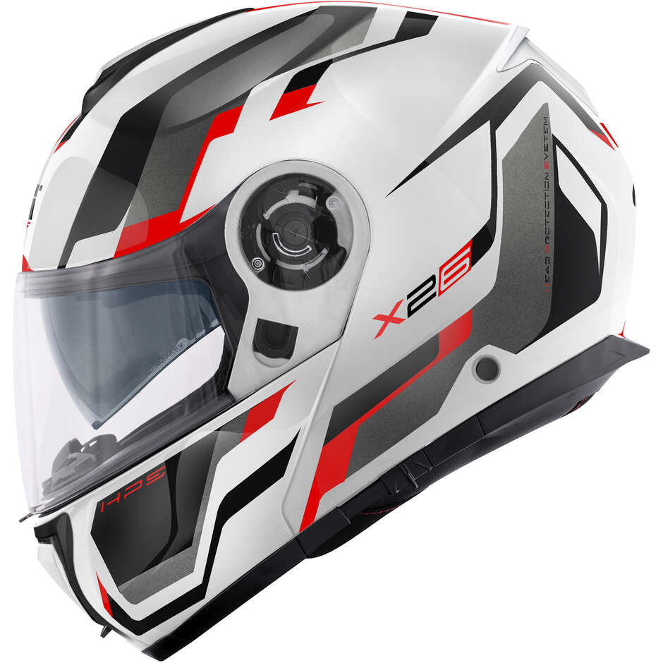 Givi X.26 CENTURY Modular-Motorradhelm P/J Weiß Titan Rot