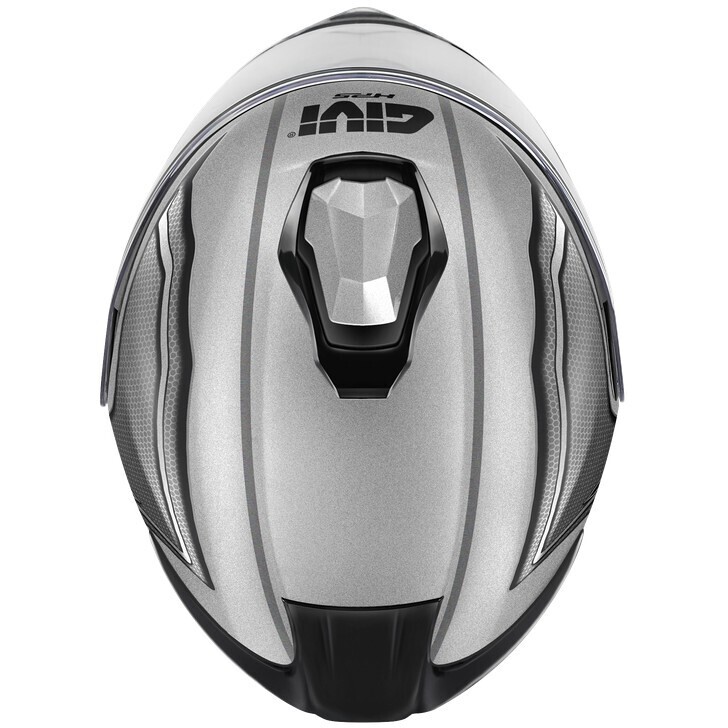 Givi X50 Modular Motorcycle Helmet P/J FIBER HOLOGRAM Silver Black ...
