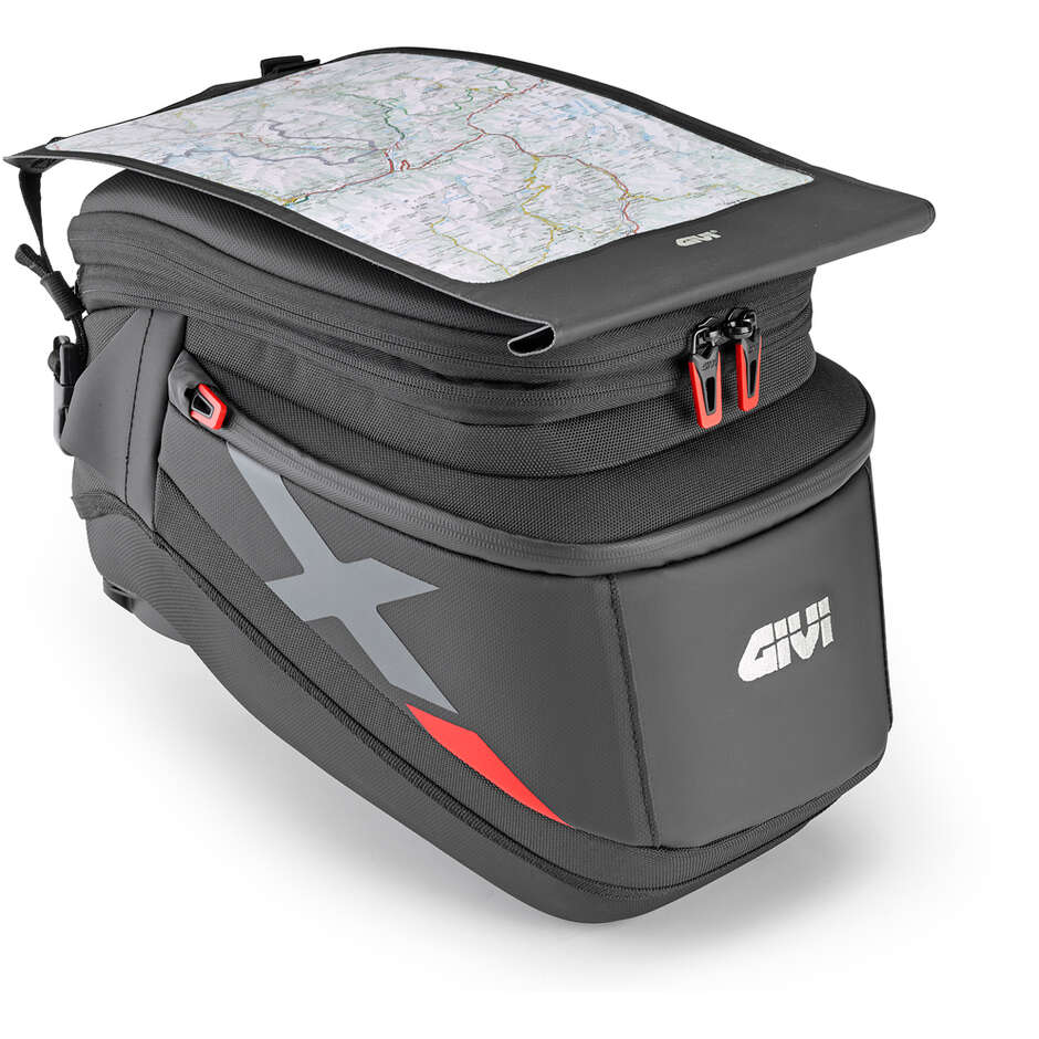 Givi XL05B TANKLOCK Erweiterbarer Motorrad-Tankrucksack (15>21 lt) Motorradspezifikation in der Beschreibung