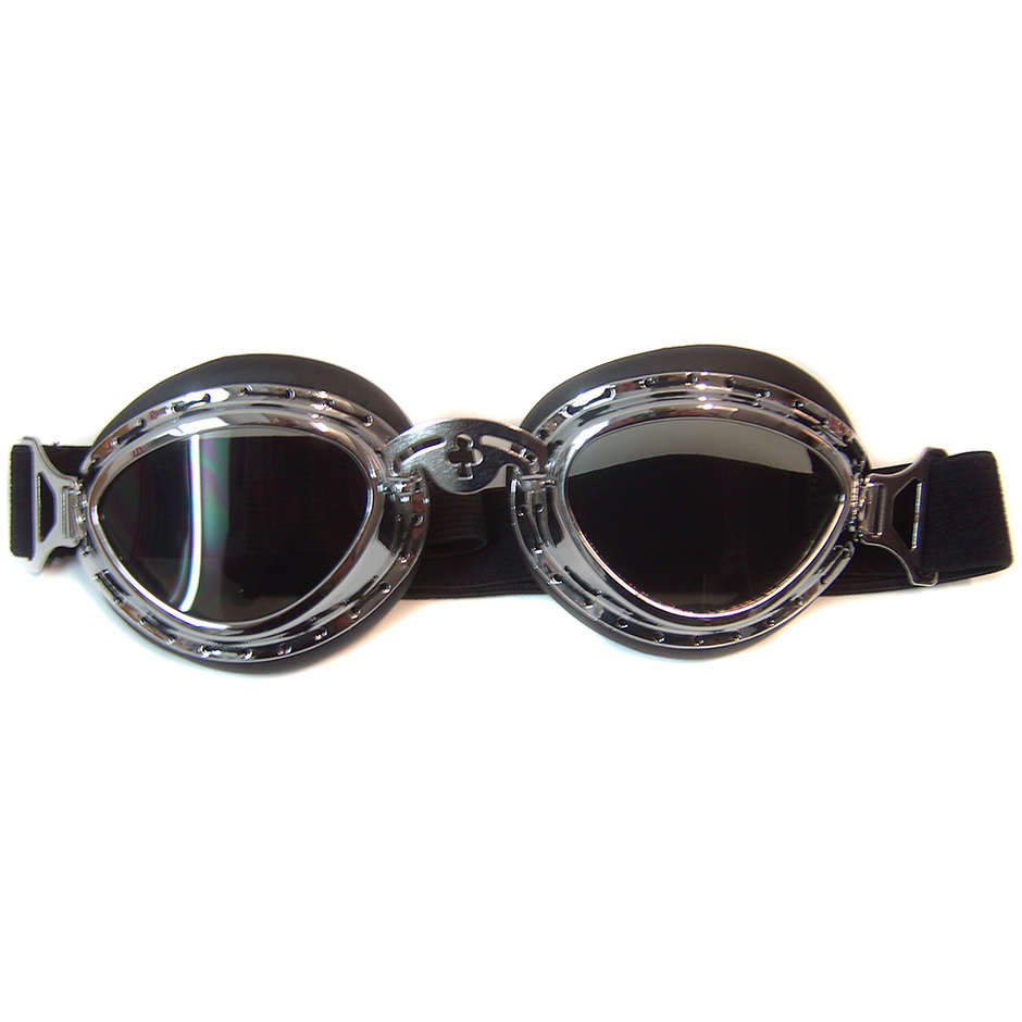 Glasses Custom Motorcycle Vintage Chrome 501 One Smoked Lens