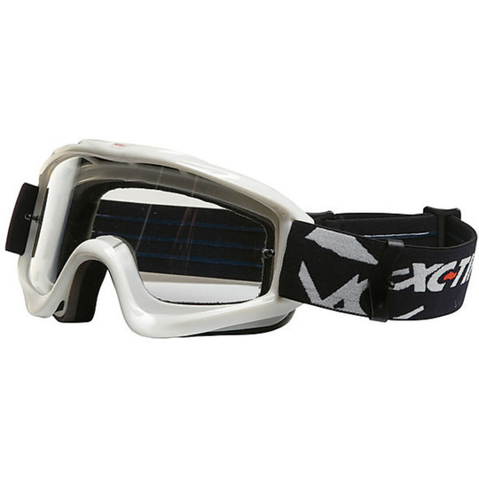 Glasses Moto Cross Enduro Hebo Geist Weiße Farbe