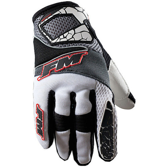 Gloves Enduro Cross Racing Fm X18 White
