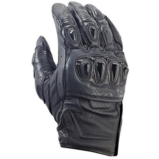 Gloves Ixon Motorcycle Racing Leather Rs Trigger Hp Black
