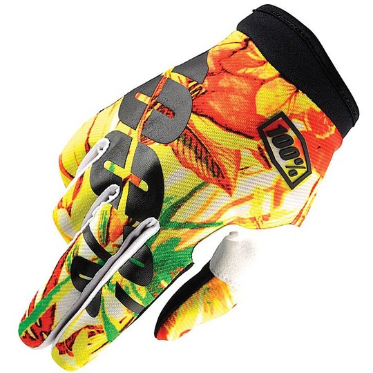 Gloves Moto Cross Enduro 100% iTrack Paradise