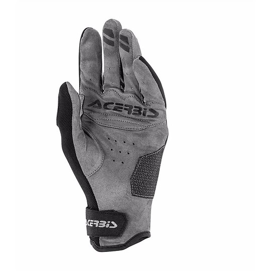 Gloves Moto Cross Enduro Acerbis Carbon G 3.0 Black Grey