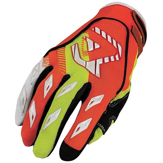Gloves Moto Cross Enduro Acerbis MX Gloves X1 Orange Yellow