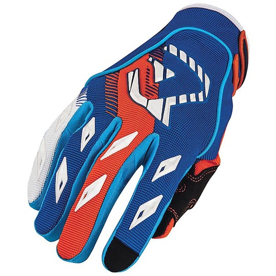 Gloves Moto Cross Enduro Acerbis MX X1 Gloves Black Blue