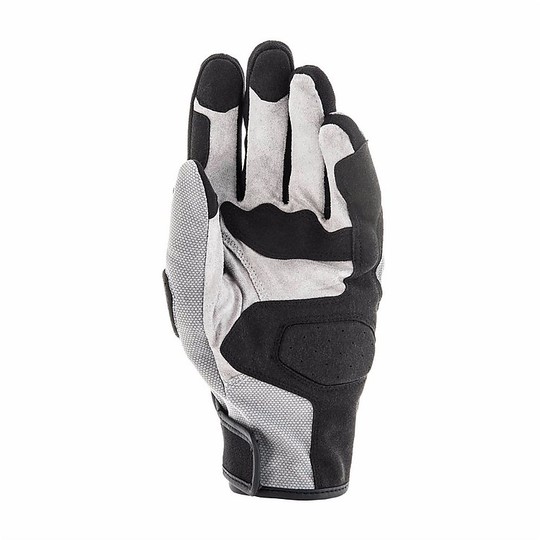 Gloves Moto Cross Enduro Adventure With Acerbis Protections Black Grey