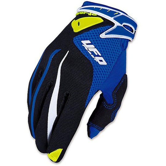 Gloves Moto Cross Enduro Child UFO Iconic Blue