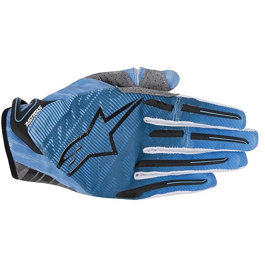 Gloves Moto Cross Enduro Glove Alpinestars Charger 707 Blue