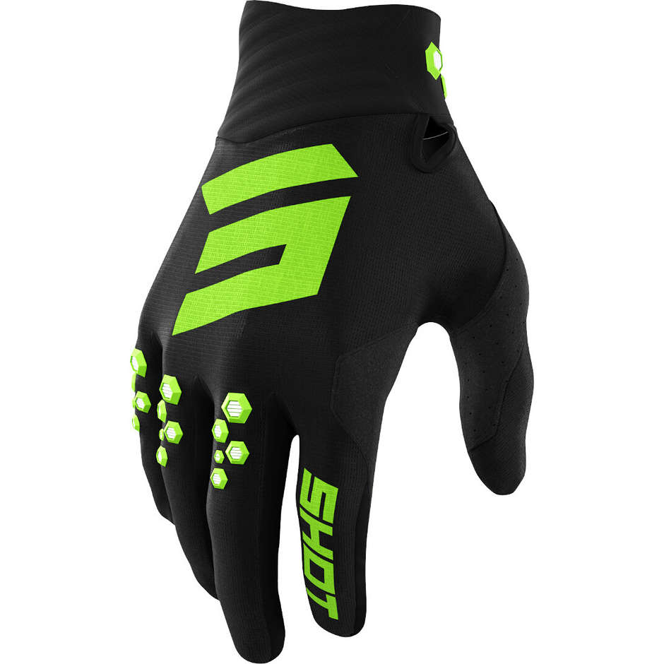 Gloves Moto Cross Enduro Shot CONTACT Green