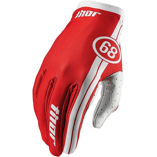 Gloves Moto Cross Enduro Thor Bambino Void Course Red White