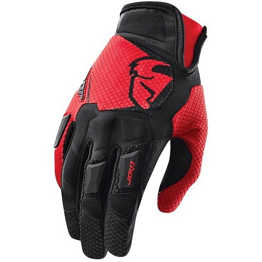 Gloves Moto Cross Enduro Thor Flow Gloves 2015 Red