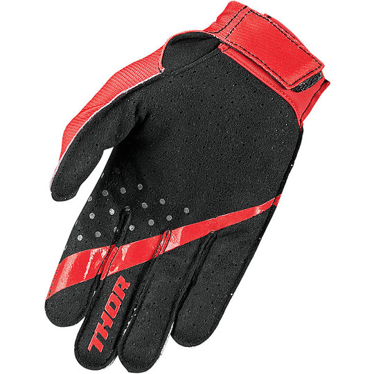 Gloves Moto Cross Enduro thor Invert Red Rhythm 2017