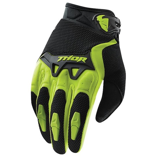 Gloves  Moto Cross Enduro Thor Spectrum Gloves 2015 Green fluorescing