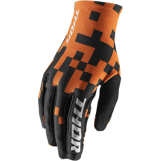 Gloves Moto Cross Enduro Thor Void 2017 Bits Orange Black
