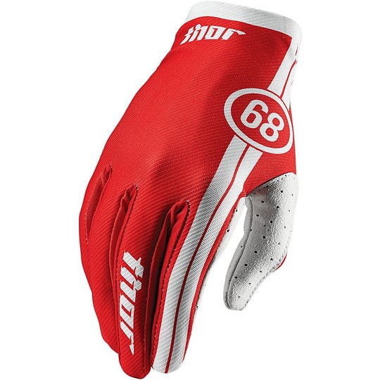 Gloves Moto Cross Enduro Thor Void Gloves Red Course