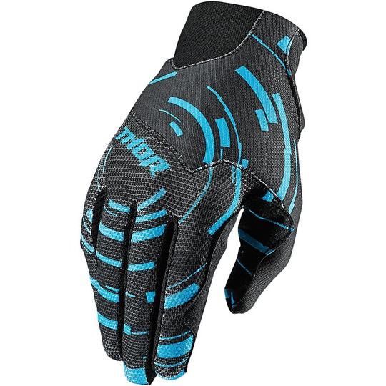 Gloves Moto Cross Enduro Thor Void Plus Gloves Circulus 2016 Cyan