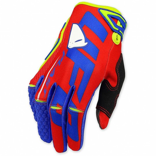 Gloves Moto Cross Enduro UFO Model Blaze Rossi