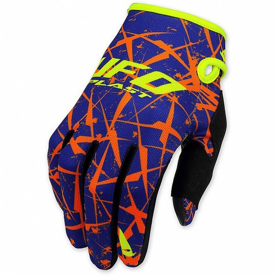Gloves Moto Cross Enduro UFO Model Element Orange