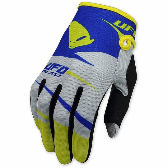 Gloves Moto Cross Enduro UFO Model Revolt Grey