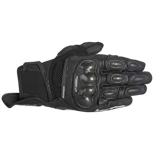 Gloves Summer Woman Leather Alpinestars Stella Sp-X Air Carbon Black
